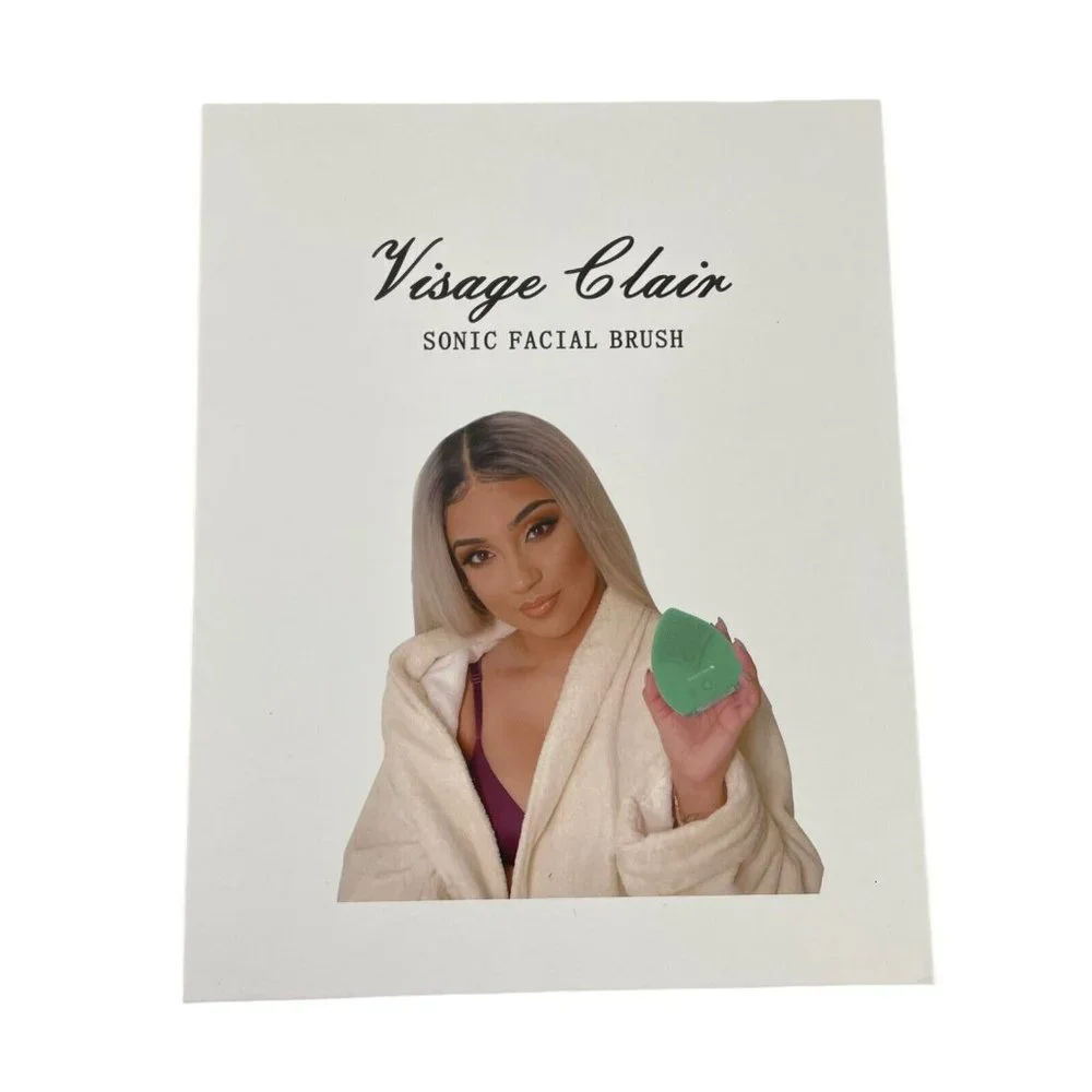 Visage Clair Sonic‎ Facial Cleansing Brush & Face Massager with Timer Waterproof